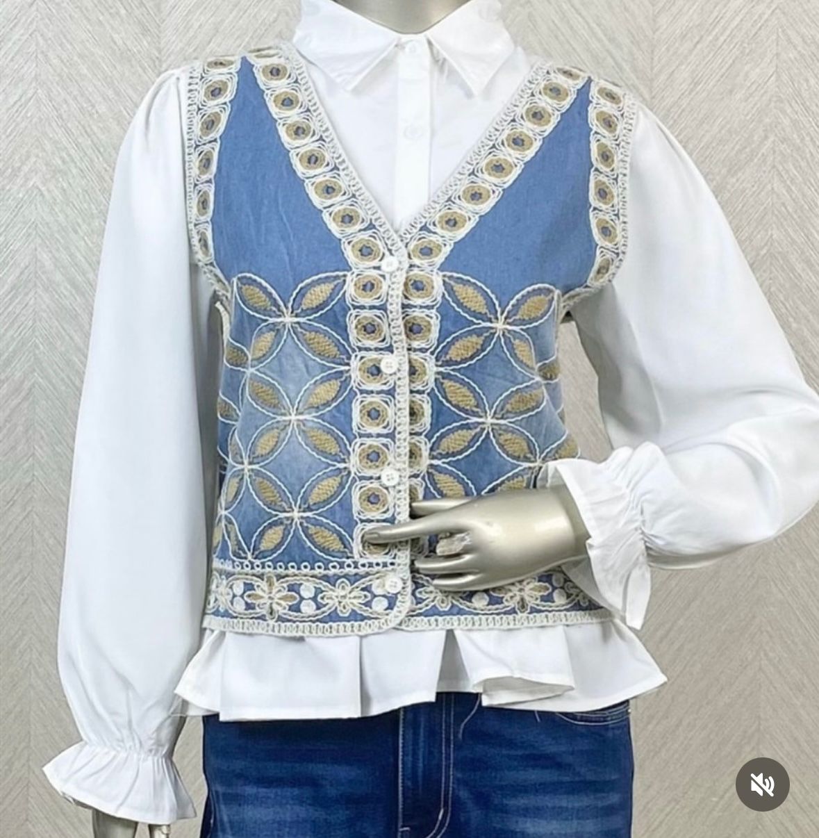 Denim Vest Shirt
