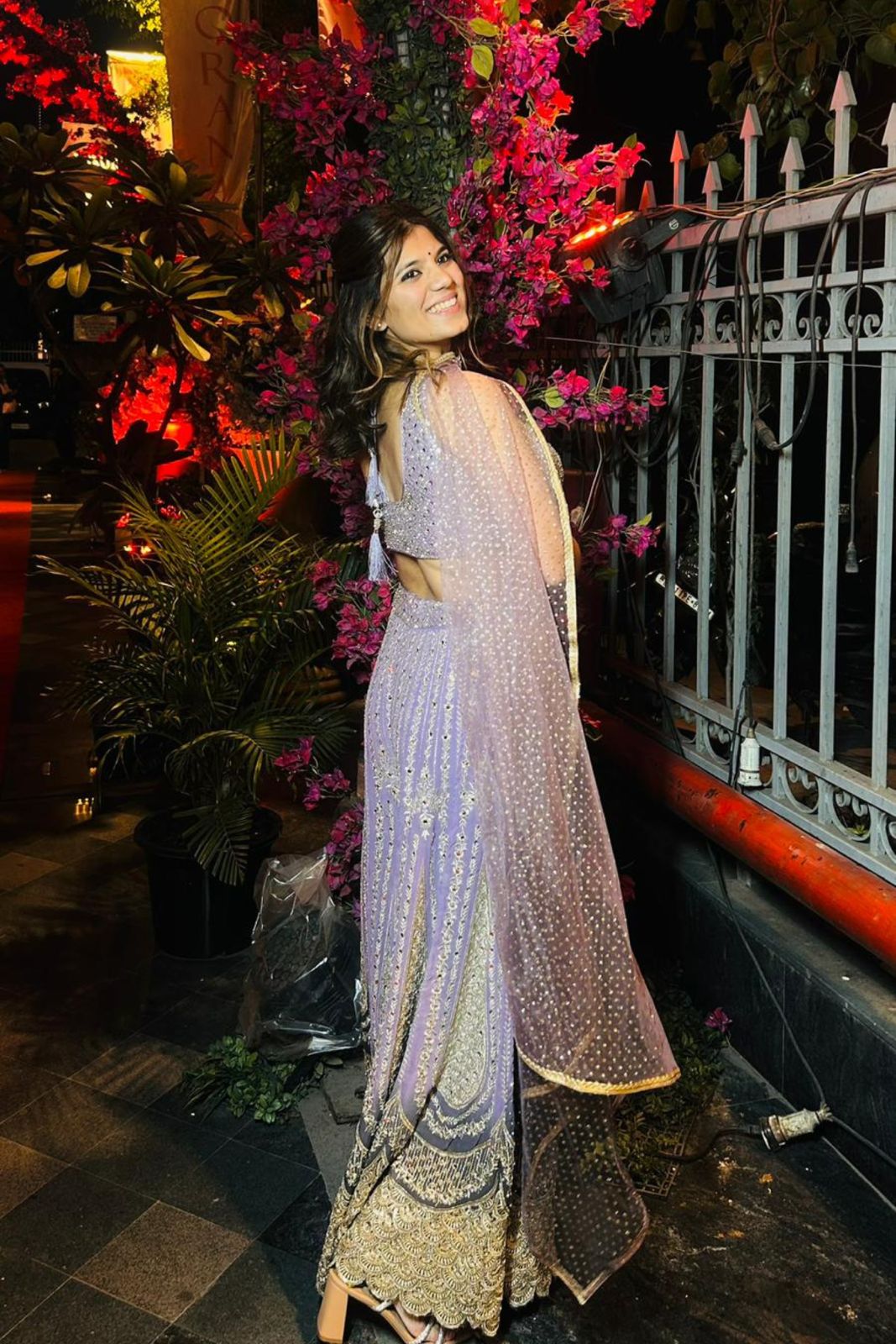 Ghazal Light Purple Sharara