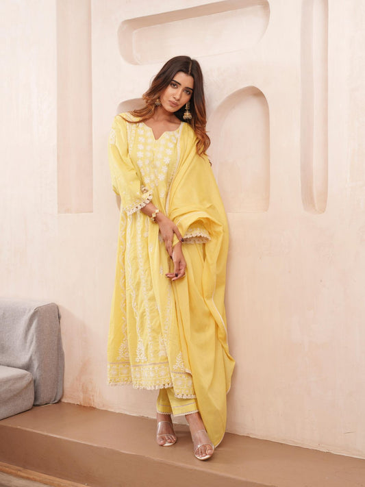 Yellow Pure Cotton