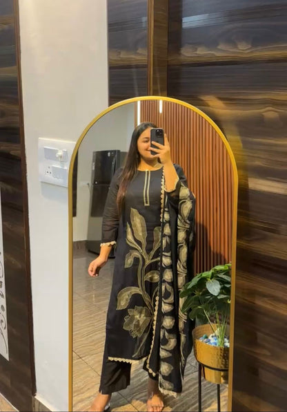 Gazal 3 piece suit set