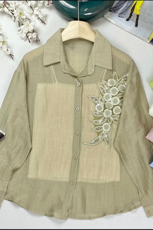 Greenish Grey Shirt
