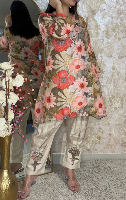 Printed Linen coord