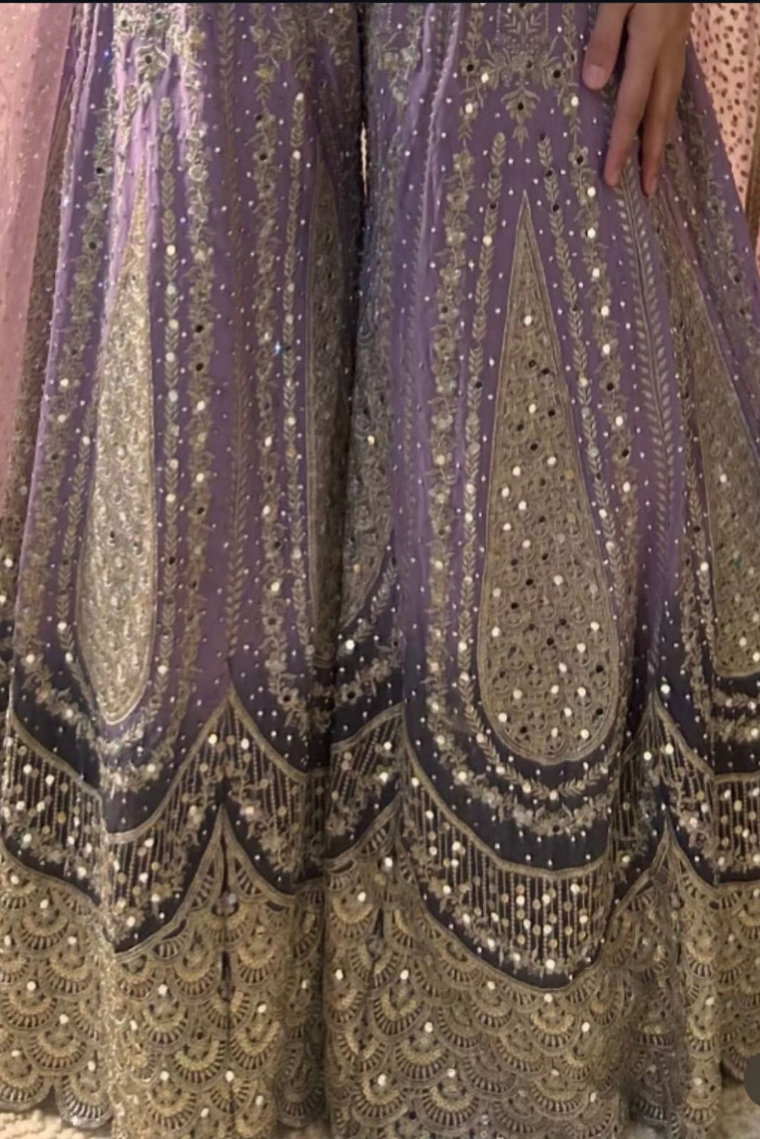 Ghazal Light Purple Sharara